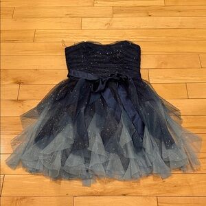 Teeze Me Sparkling Navy Big Kids Dress Size 5